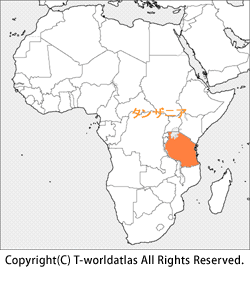 �^���U�j�A�̈ʒu�yCopyright(C) T-worldatlas All Rights Reserved.�z